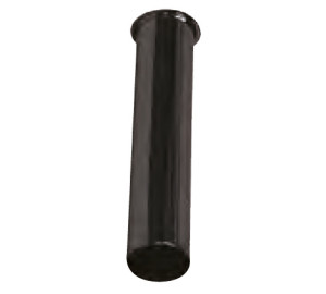 Tubo alargo vertical sifón 1 1/4" Negro